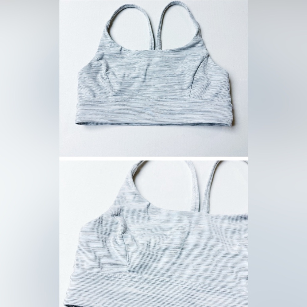 Lululemon - Micro-striped Sports Bra. M. NWOT